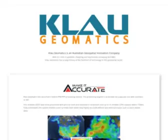 Geomatics.com.au(Klau Geomatics) Screenshot