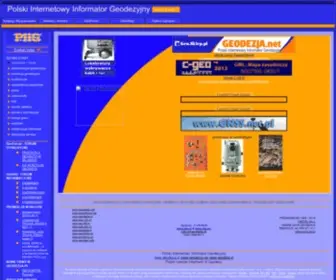 Geomatyka.eu(PIIG => adresy polskiej geodezji) Screenshot