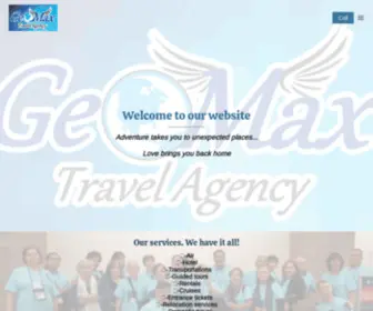 Geomaxtravelagency.com(GeoMax Travel Agency) Screenshot