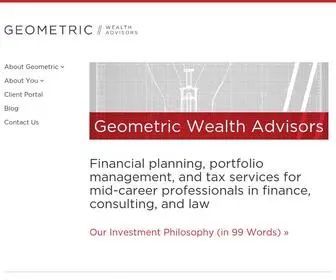 Geometricadvisors.com(Geometric Wealth Advisors) Screenshot