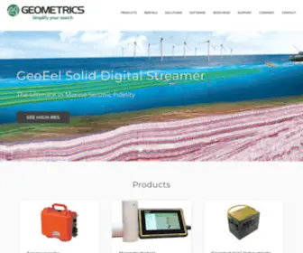 Geometrics.com(Homepage) Screenshot
