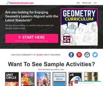 Geometrycoach.com(Log) Screenshot