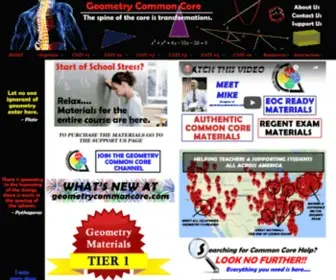 Geometrycommoncore.com(High School Mathematics) Screenshot