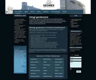 Geomex.com.pl(USŁUGI) Screenshot
