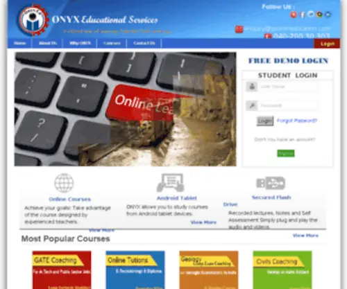 Geomineducation.com(GATE, B.Tech, Diploma Courses, Online Tutions) Screenshot