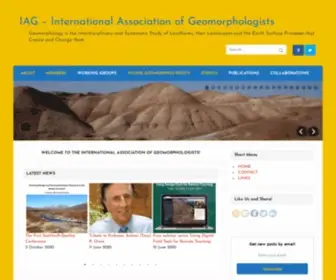 Geomorph.org(International Association of Geomorphologists (IAG)) Screenshot