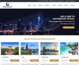GeonationGlobal.com(Geo Nation Travel and Tours LLC) Screenshot