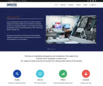 Geonix.in(Geonix International Private Limited) Screenshot