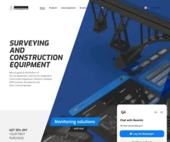 Geooprema.com(Surveying and construction equipment) Screenshot
