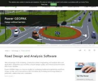 Geopak.com(Civil Engineering Road Design & Infrastructure Design CAD Software) Screenshot