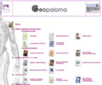 Geopaloma.com(Actividades didacticas (CCNN)) Screenshot