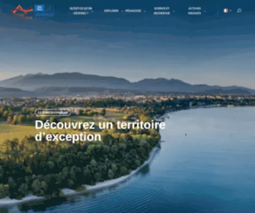 Geoparc-Chablais.com(Geoparc Chablais) Screenshot