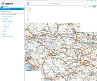 Geopedia.si(Interaktivni spletni atlas in zemljevid Slovenije) Screenshot