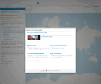Geopedia.world(Use Geopedia to view and create all kinds of spatial data) Screenshot