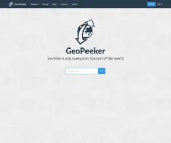 Geopeeker.com(Dns) Screenshot