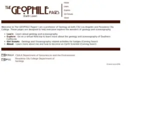 Geophile.net(The Geophile Pages) Screenshot