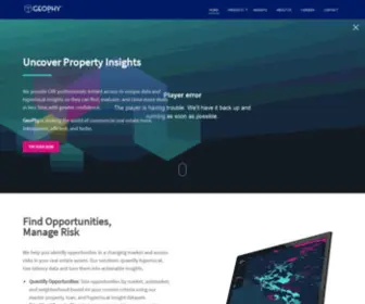 Geophy.com(A Walker & Dunlop Company) Screenshot