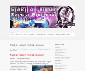 Geopilgrim.com(Import Export Business Educational) Screenshot