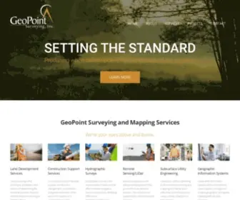 Geopointsurvey.com(GeoPoint Surveying) Screenshot