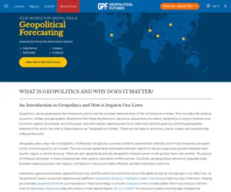 Geopoliticalfutures.com(Geopolitical Futures (GPF)) Screenshot