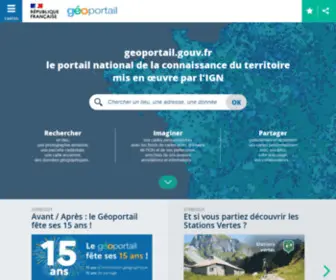 Geoportail.fr(Geoportail) Screenshot