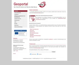 Geoportal-Bernau.de(Geoportal Stadt Bernau) Screenshot