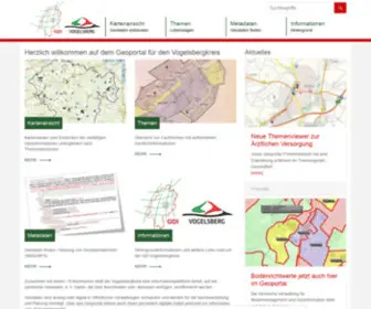 Geoportal-Vogelsberg.de(Startseite Geoportal Vogelsbergkreis) Screenshot