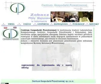 Geoportal.pl(Centrum Gospodarki Przestrzennej) Screenshot