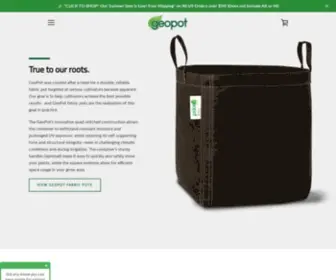 Geopot.com(GeoPot Fabric Garden Pots) Screenshot