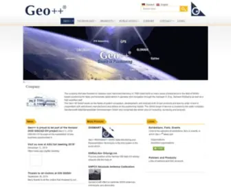 Geopp.com(Geo++’s GNSMART) Screenshot