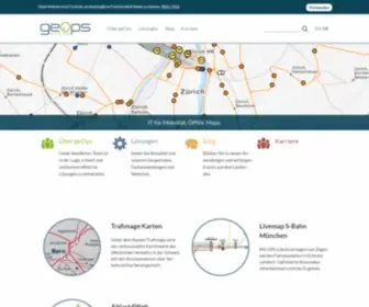 Geops.de(Moderne Web) Screenshot