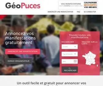 Geopuces.fr(Géopuces) Screenshot