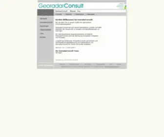 Georadarconsult.de(Georadar Consult) Screenshot