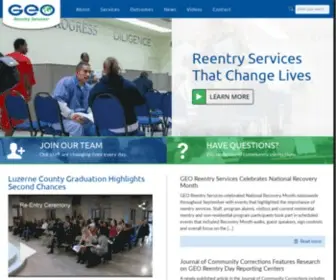 Georeentry.com(Reentry Programs that Change Lives) Screenshot