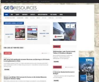 Georesources.net(Georesources) Screenshot
