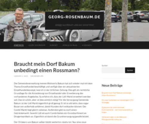 Georg-Rosenbaum.de(Bloggt aus Bakum und aus seiner Welt) Screenshot