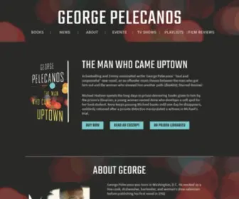 George-Pelecanos.com(HOME GEORGE PELECANOS) Screenshot