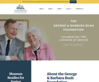 Georgeandbarbarabush.org(The George and Barbara Bush Foundation) Screenshot