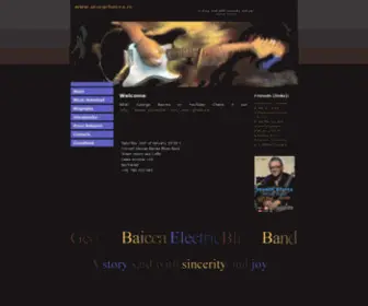 Georgebaicea.ro(George Baicea Electric Blues Band Official Site) Screenshot