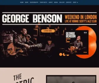 Georgebenson.com(George Benson) Screenshot