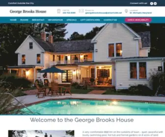 Georgebrookshouse.com(The George Brooks House) Screenshot