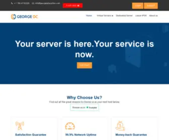 Georgedatacenter.com(George Datacenter) Screenshot