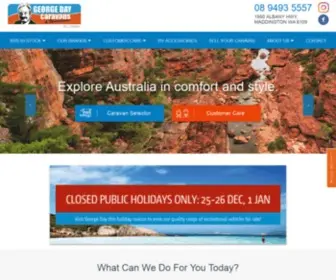 Georgeday.com.au(George Day Caravans & Motorhomes) Screenshot