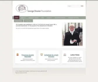 Georgedrexler.org.uk(George Drexler Foundation) Screenshot