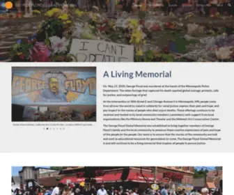 GeorgefloydGlobalmemorial.org(GEORGE FLOYD GLOBAL MEMORIAL) Screenshot