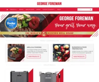 Georgeforeman.com.au(George Foreman Australia) Screenshot