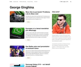 Georgeginghina.com(George Ginghina) Screenshot