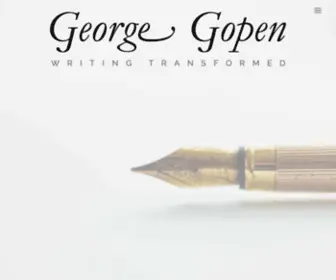 Georgegopen.com(George GopenGeorge Gopen) Screenshot