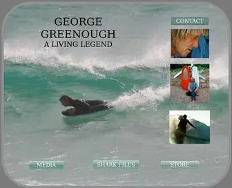 Georgegreenough.com(George Greenough) Screenshot