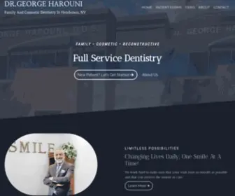 Georgeharounidds.com(Family And Cosmetic Dentistry in Henderson) Screenshot